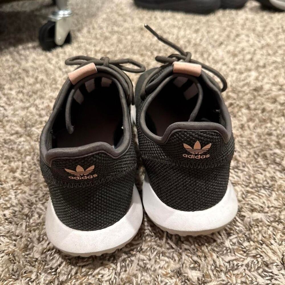 Adidas-originals Women's Grey and Green Trainers - Picture 3 of 5